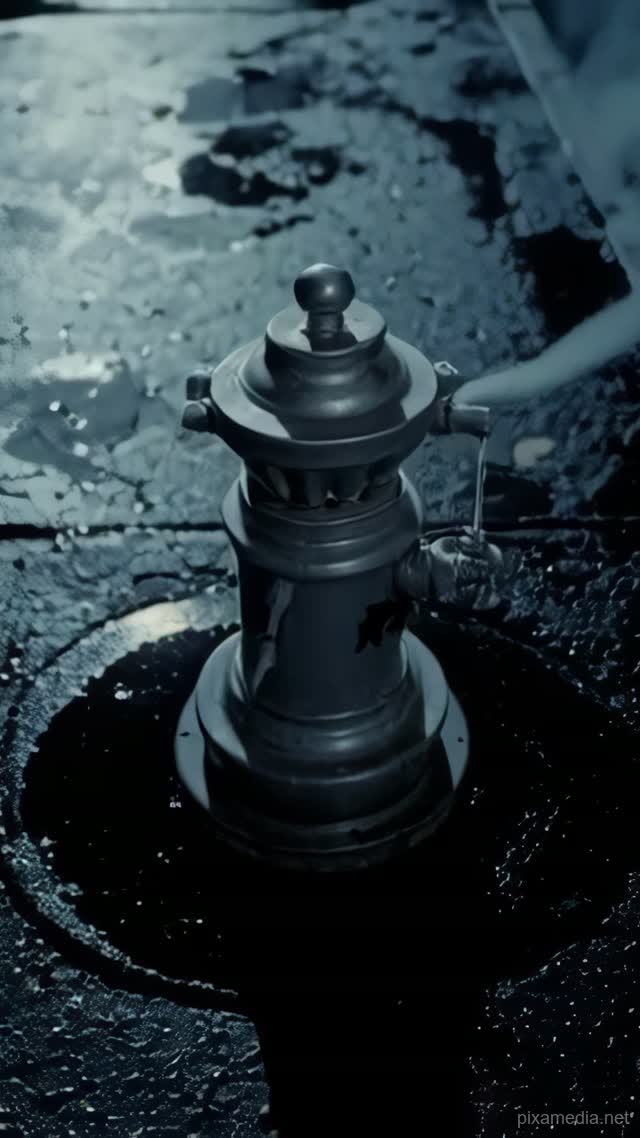 Silver Leak Under Moonlight - Water & Liquid AI stock